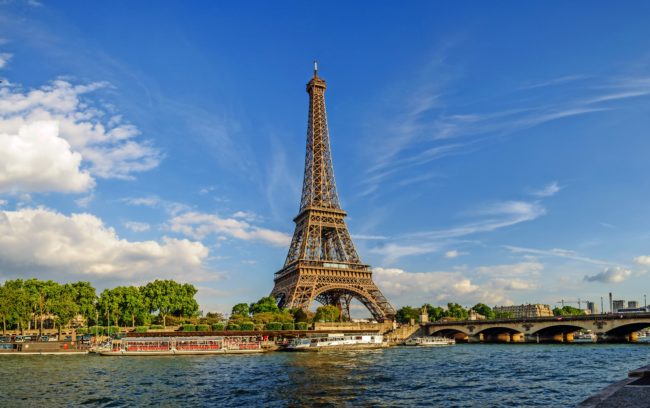 Tour Eiffel et pont d'Iéna