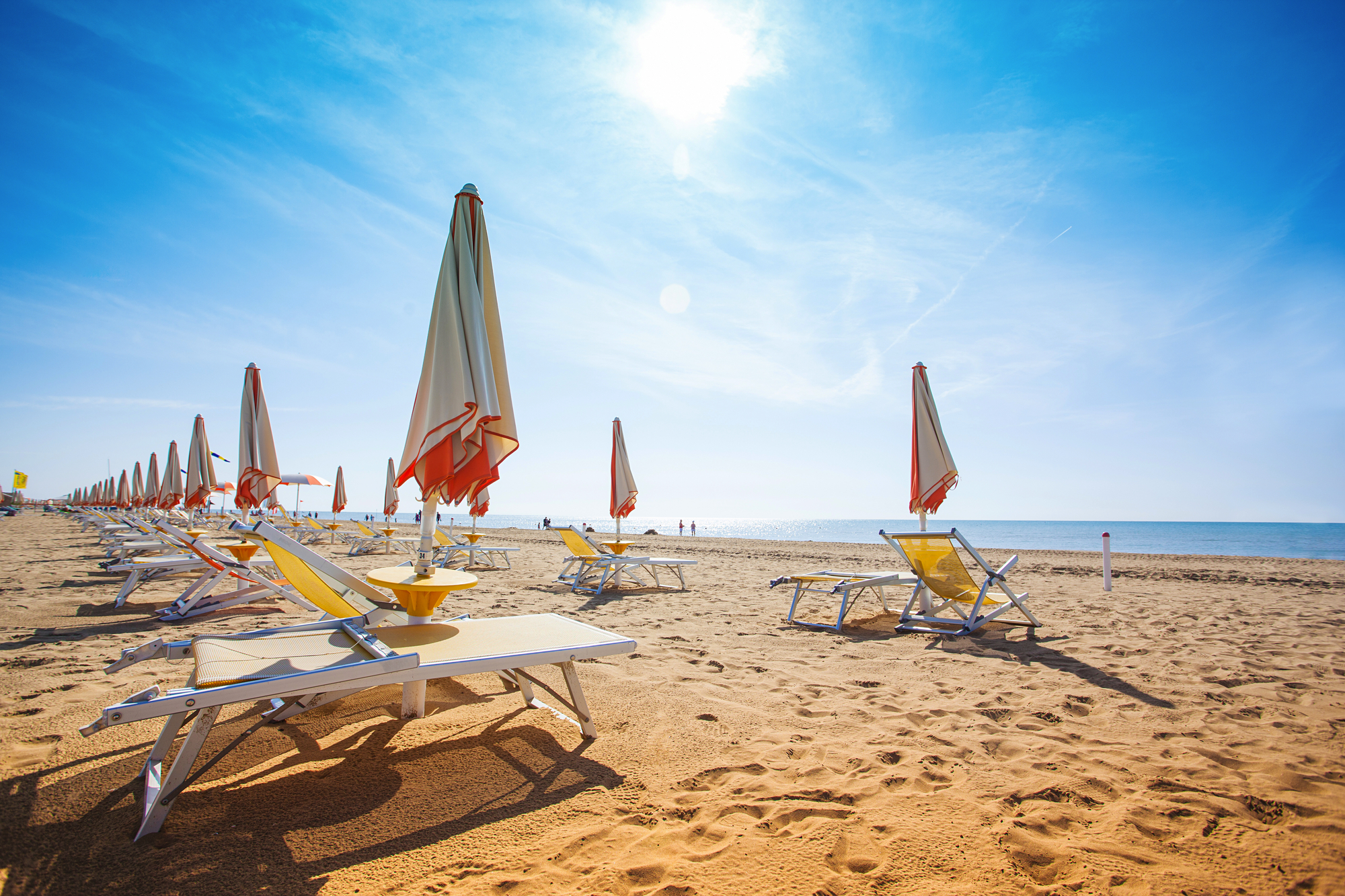Schöner Strand in Bibione