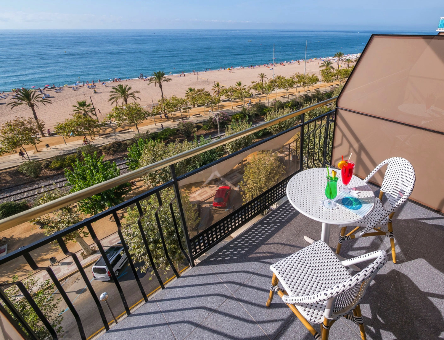Hotelbeispiel in Calella - Balkon