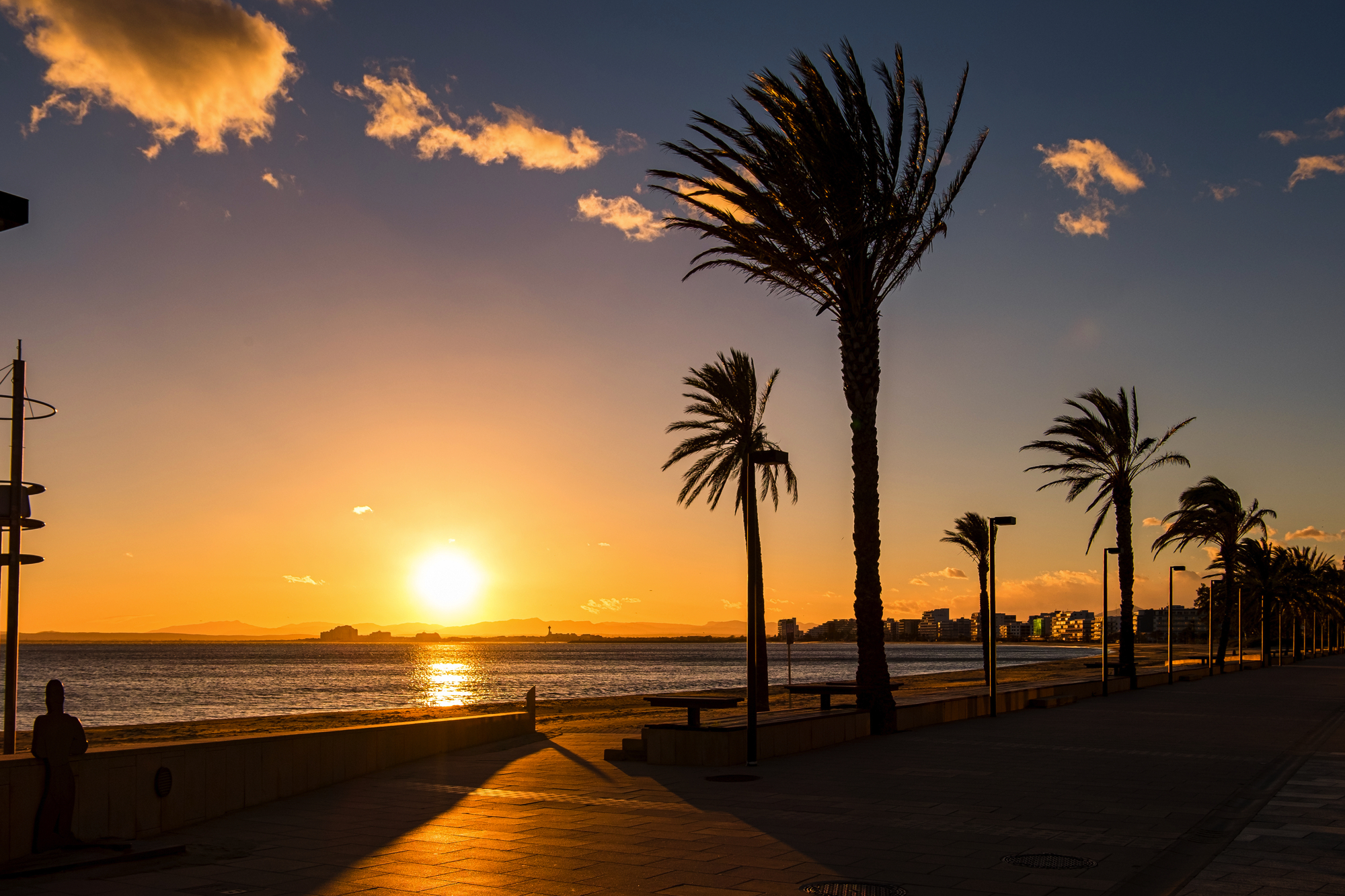 Abendstimmung an der Costa Brava