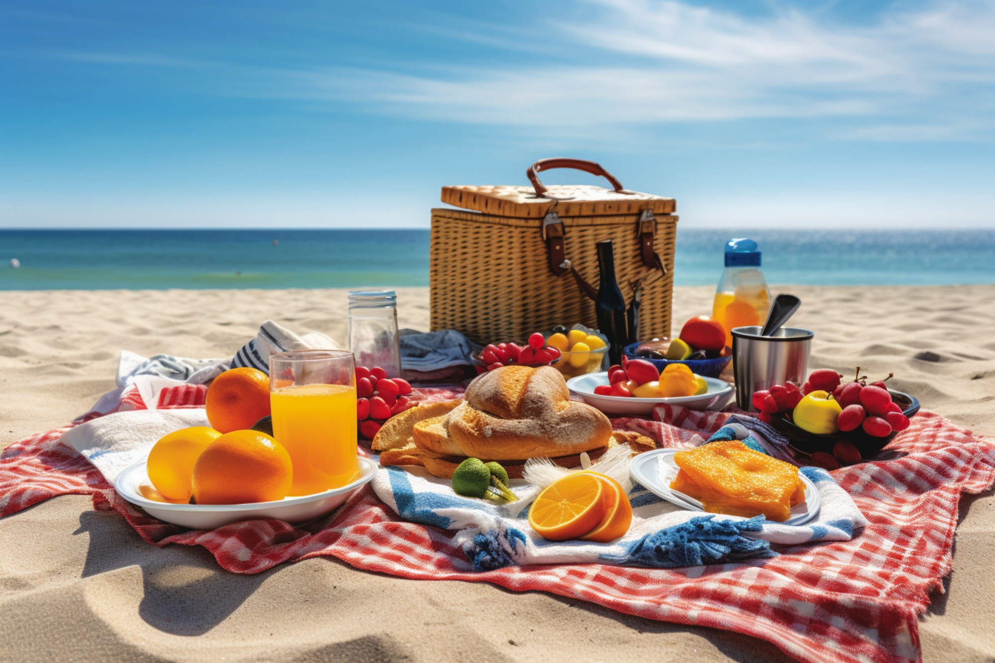 Picknick am Strand