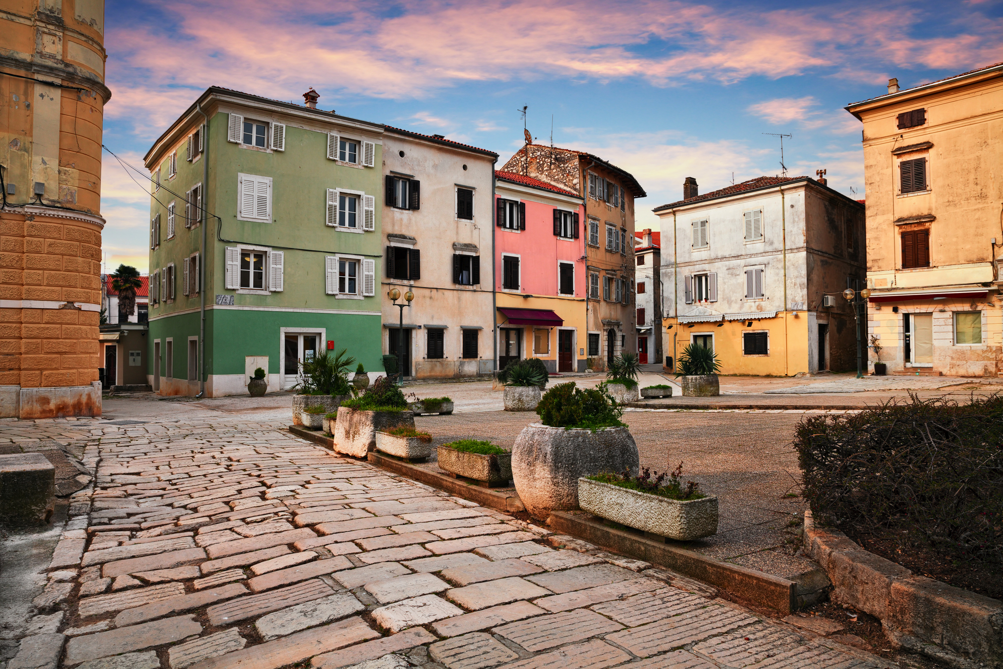 Die Altstadt von Porec
