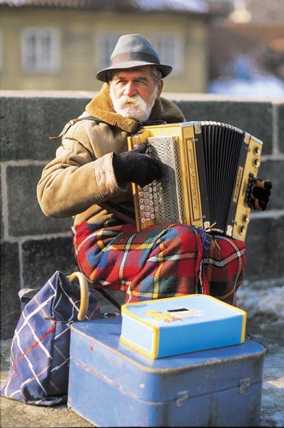 Städtereise nach Prag Musiker