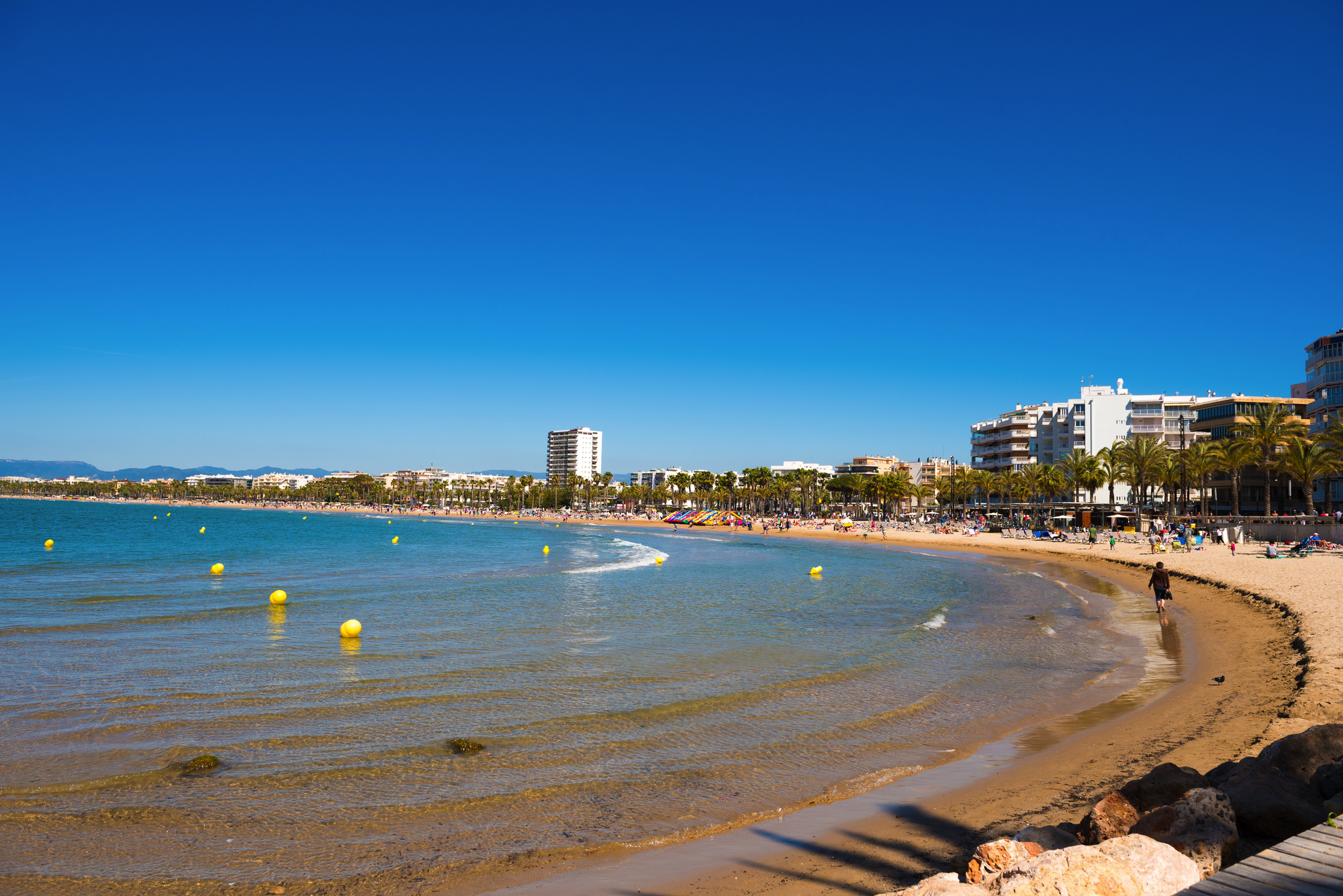 Urlaub in Salou am Strand