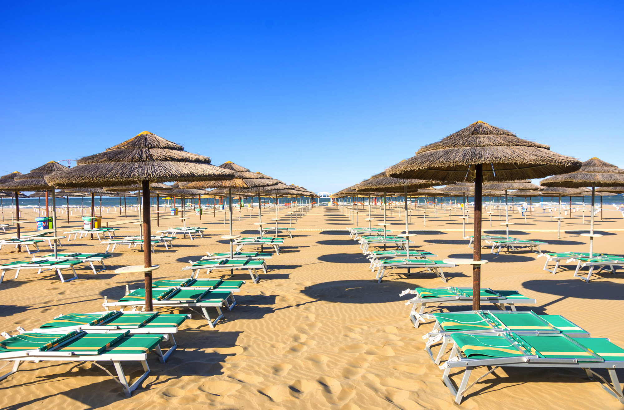 Strand in Italien an der Adria